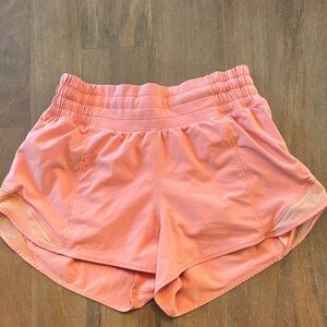 Peach Women's Lululemon Shorts
